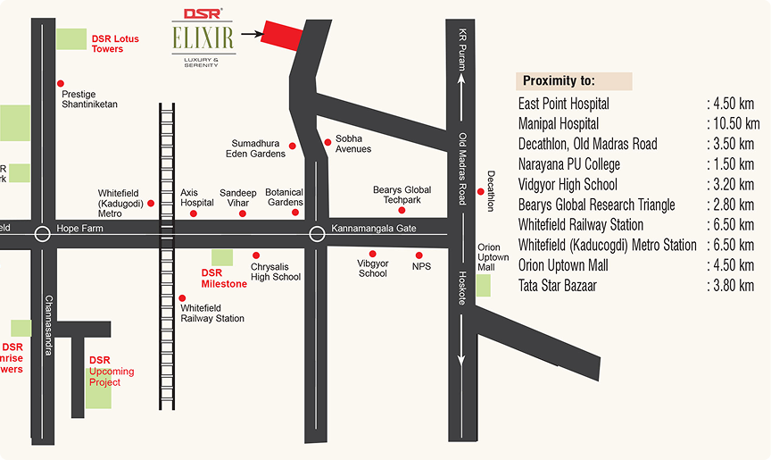 DSR Elixir Location Map